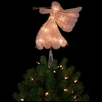 Northlight 10in Angel  Warm White Lights Christmas Tree Topper