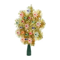 Northlight Lighted Tinsel Snowflake Christmas Tree Topper