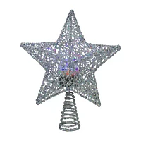 Northlight Led Silver Star Christmas Tree Topper