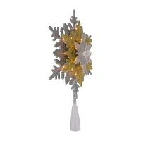 Northlight Lighted Snowflake Christmas Tree Topper