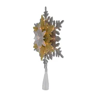 Northlight Lighted Snowflake Christmas Tree Topper