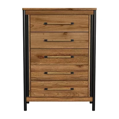 Norcross 5 Drawer Chest in Hickory