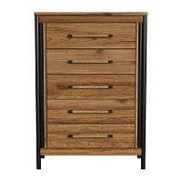 Norcross 5 Drawer Chest in Hickory
