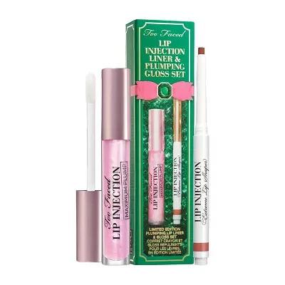 Too Faced Lip Injection Liner & Plumping Gloss Set ($57 Value)