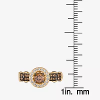 Le Vian® Ring featuring 1 1/10 cts. Chocolate Diamonds® 1/8 Nude Diamonds™ set 14K Vanilla, Honey or Strawberry Gold®