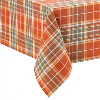 Elrene Home Fashions Hawley Plaid Harvest Cotton Rectangle Tablecloths