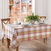 Elrene Home Fashions Seneca Plaid Harvest Cotton Rectangle Tablecloths