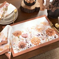 Elrene Home Fashions Autumn Blooms 4-pc. Placemats