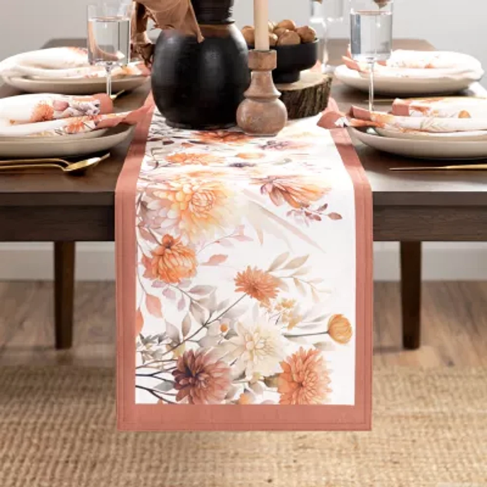 Elrene Home Fashions Autumn Blooms Table Runners