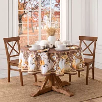 Elrene Home Fashions Wheatland Harvest Fall Round/Oval Tablecloth