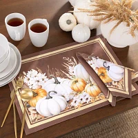 Elrene Home Fashions Wheatland Harvest Fall 4-pc. Napkins