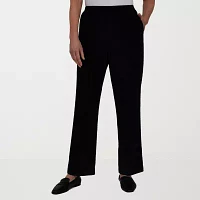 Alfred Dunner Classics Womens Straight Corduroy Pant