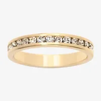 Sparkle Allure Crystal 14K Gold Over Brass Band