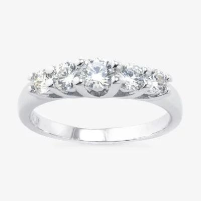 Sparkle Allure Cubic Zirconia Pure Silver Over Brass Band