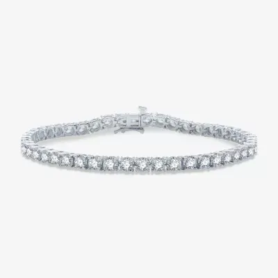 5 CT. T.W. Mined White Diamond 10K Gold 7.5 Inch Tennis Bracelet