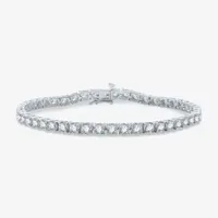 5 CT. T.W. Natural White Diamond 10K or Yellow Gold 7.5 Inch Tennis Bracelet