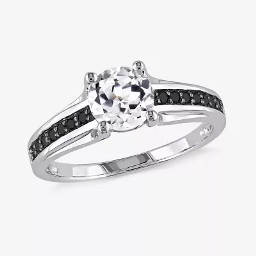 Midnight Black 1/6 CT. T.W. Color-Enhanced Diamond Engagement Ring