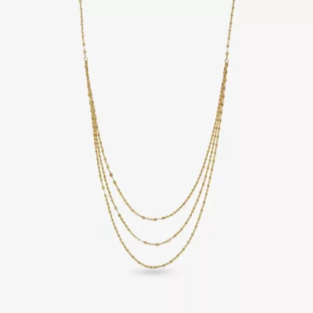 14K 17 Inch Link Necklace