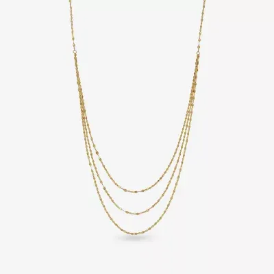 14K 17 Inch Link Necklace