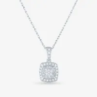 YES, PLEASE! 1/10 CT.T.W. Natural Diamond Sterling Silver Pendant Necklace