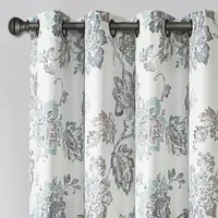 Max Blackout Prescott Print Grommet Top 100% Single Curtain Panels