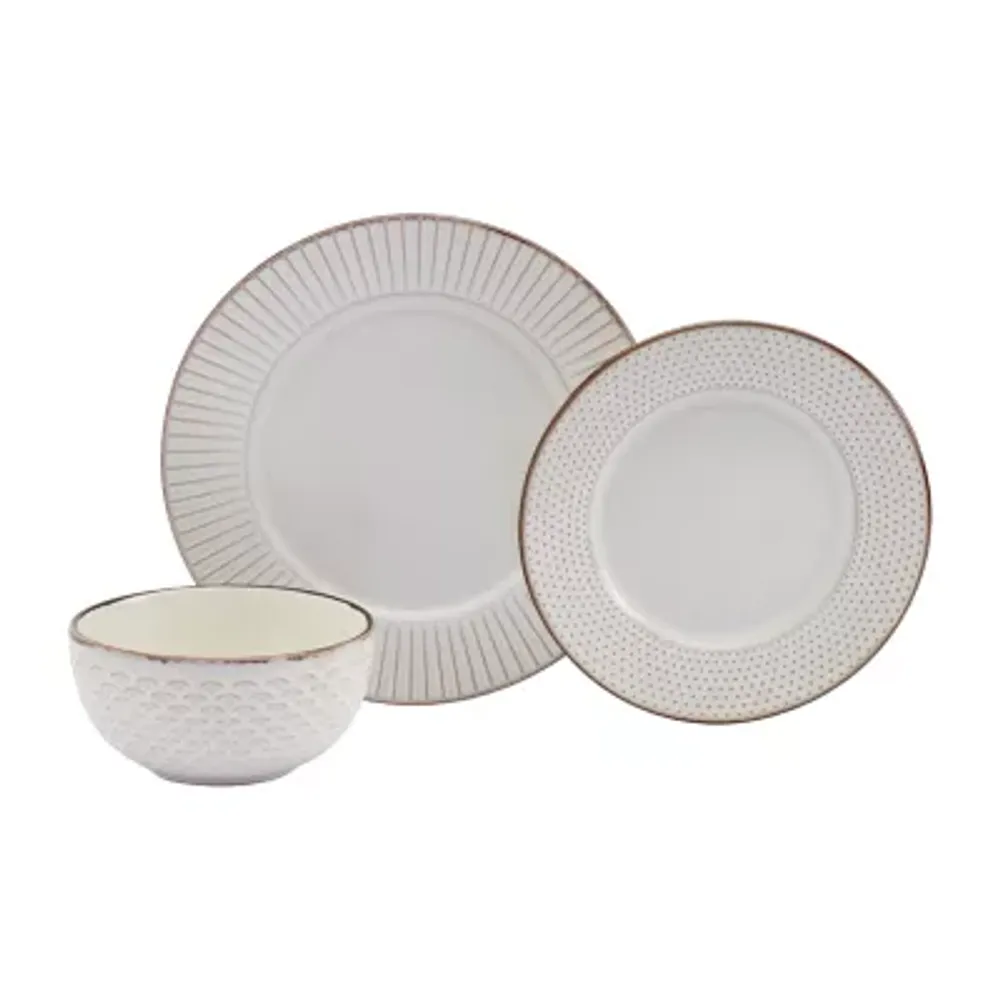 Gallery Monroe 12-pc. Stoneware Dinnerware Set