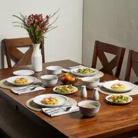 Gallery Farmhouse 12-pc. Stoneware Dinnerware Set