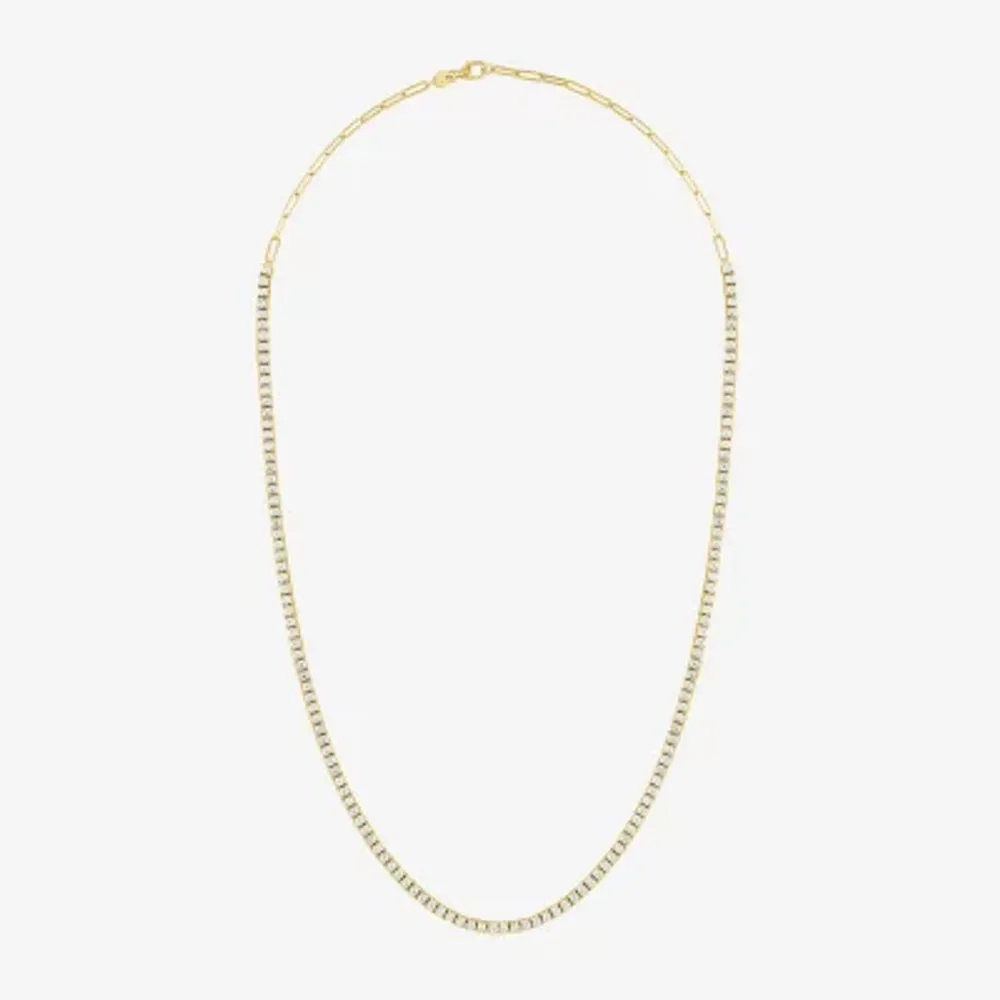 Diamond Addiction (G-H / SI2-I1) 4 CT.T.W. Lab Grown Tennis Necklace 10K Gold