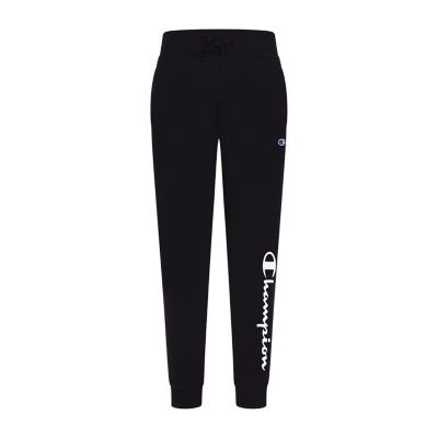 Champion Big Girls Mid Rise Tapered Fleece Jogger Pant