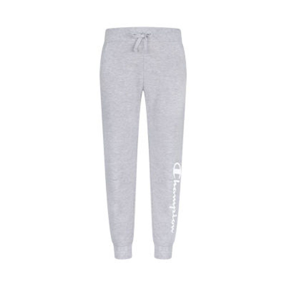 Champion Big Girls Mid Rise Tapered Fleece Jogger Pant