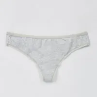 Ambrielle Organic Cotton Thong Panty 303247