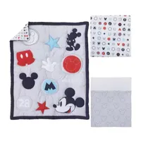 Disney 3-pc. Mickey Mouse Crib Bedding Set