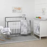 Nojo Gray Elephant 8-pc. Crib Bedding Set