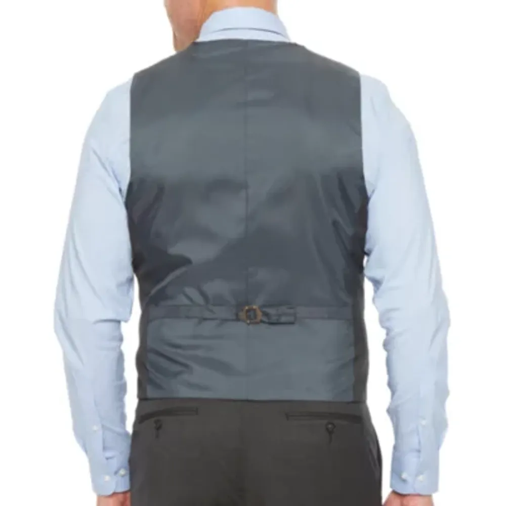 Stafford Coolmax All Season Ecomade Mens Big and Tall Classic Fit Suit Vest