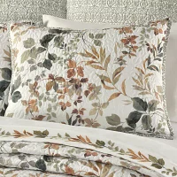 Royal Court Evergreen Floral Quilt Set