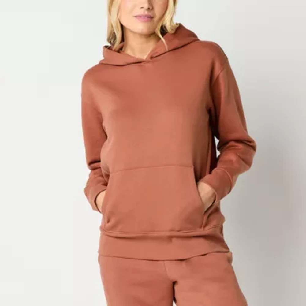 Xersion Tall Womens Super Soft Fleece Long Sleeve Hoodie