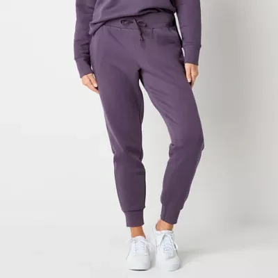 Xersion Womens Super Soft Fleece Mid Rise Tall Jogger Pant