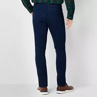 St. John's Bay 5 Pocket Stretch Mens Slim Fit Flat Front Pant