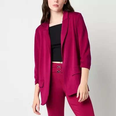 by&by Womens Regular Fit Blazer-Juniors