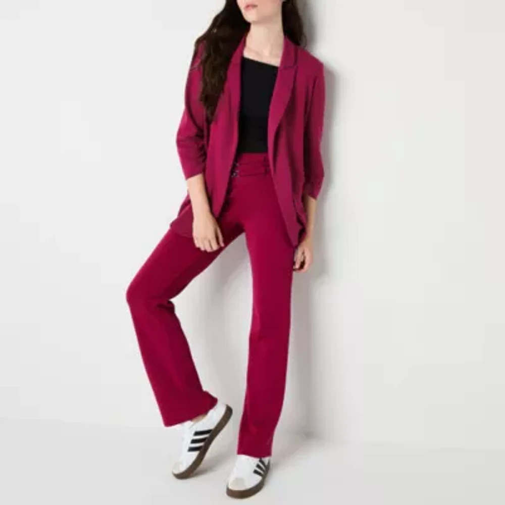 by&by Womens Regular Fit Blazer-Juniors
