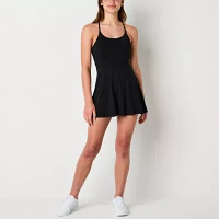 Arizona Womens Sleeveless Active Tennis Dress Juniors