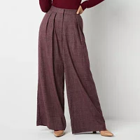 Worthington Womens Wide Leg Pant