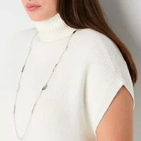 Worthington Womens Turtleneck Sleeveless Pullover Sweater