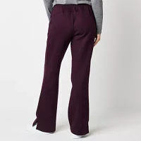 Xersion Womens Super Soft Fleece Mid Rise Straight Sweatpant