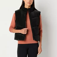 Xersion Womens Sheen Puffer Vest