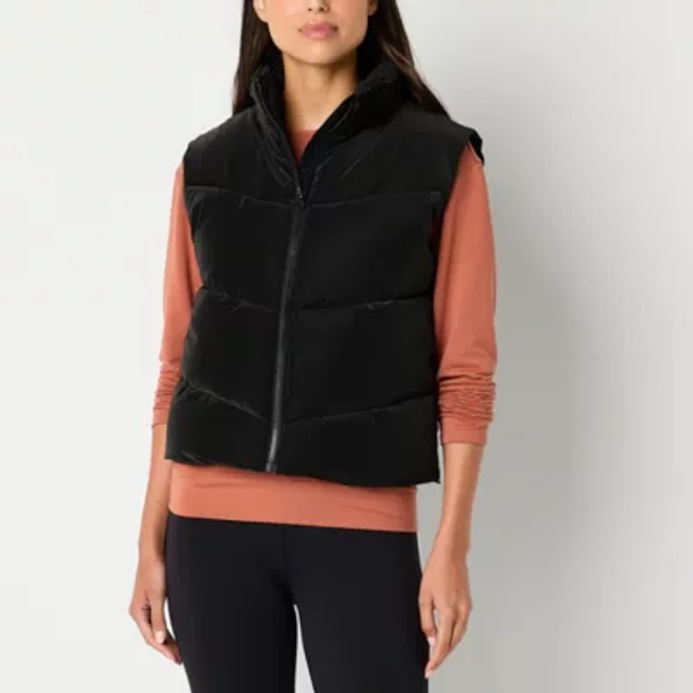 Xersion Womens Sheen Puffer Vest