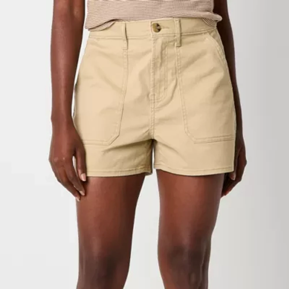 a.n.a Womens Highest Rise Chino Short