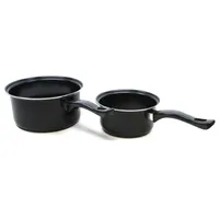 Brentwood 2-pc. Carbon Steel Sauce Pan Set