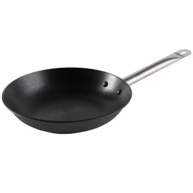 Mesa Mia Cast Iron 2-pc. Frying Pan Set, Black