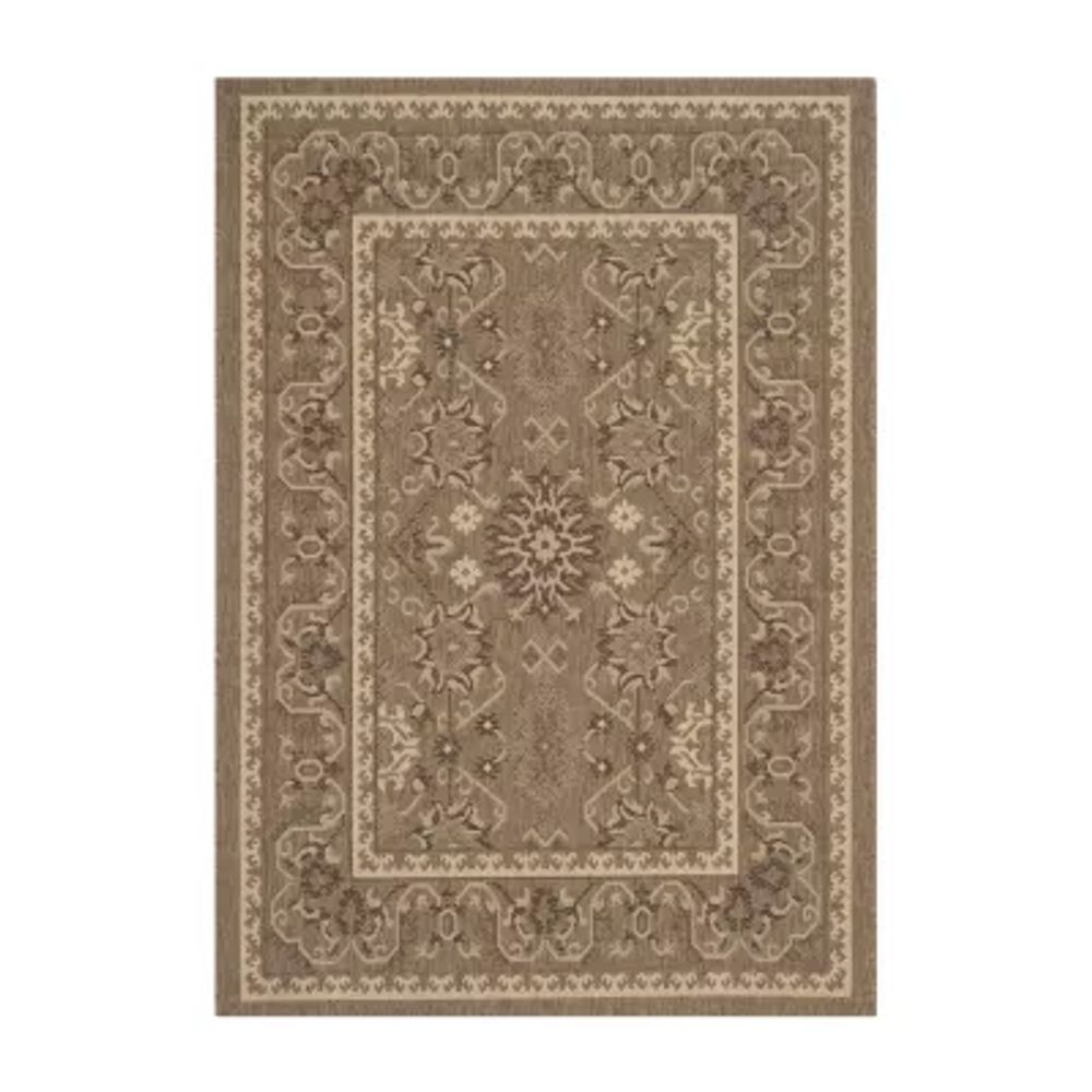 Safavieh Courtyard Collection Ilija Oriental Indoor/Outdoor Area Rug